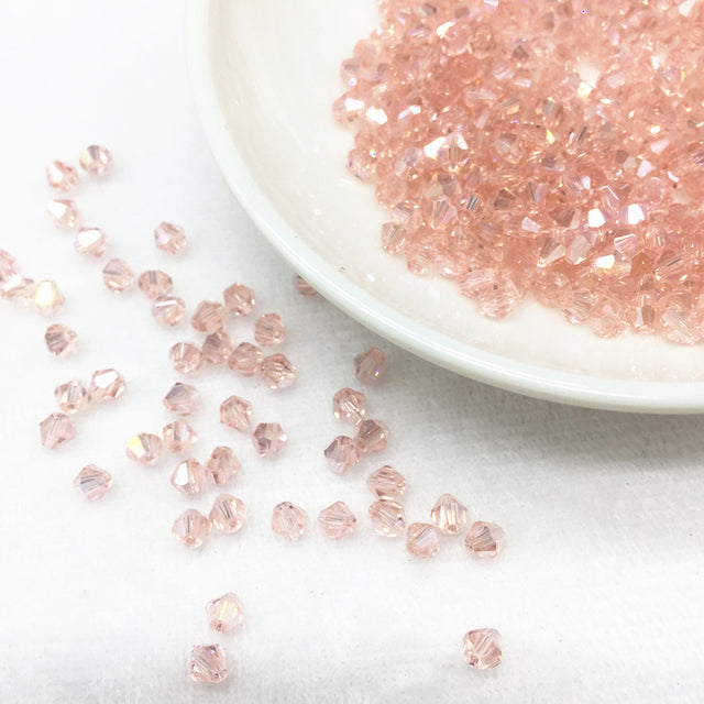 Wholesale 4MM 100pcs Austria Crystal Beads Spacer Glass Bead DIY Earrings Bracelet Choker Necklace Jewelry Making