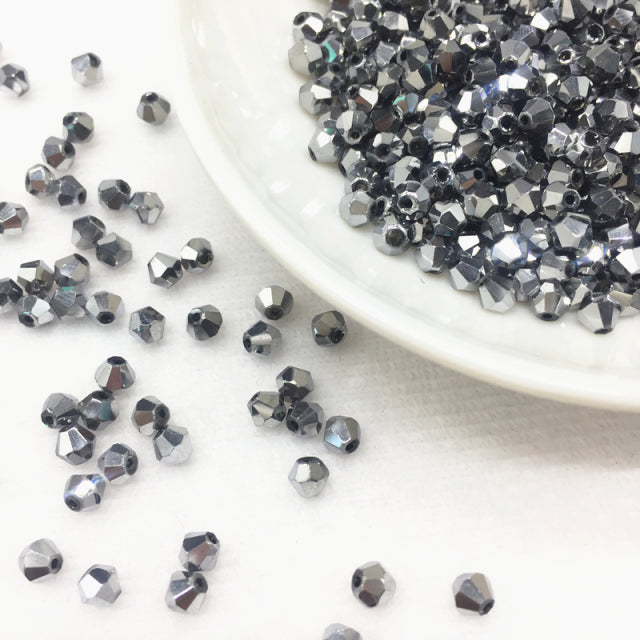 Wholesale 4MM 100pcs Austria Crystal Beads Spacer Glass Bead DIY Earrings Bracelet Choker Necklace Jewelry Making