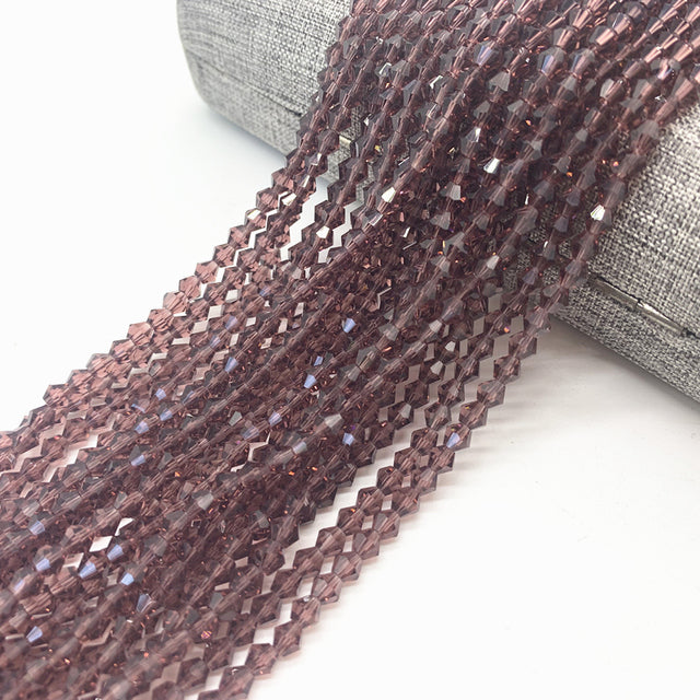 Wholesale 4MM 100pcs Austria Crystal Beads Spacer Glass Bead DIY Earrings Bracelet Choker Necklace Jewelry Making