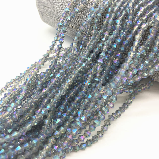 Wholesale 4MM 100pcs Austria Crystal Beads Spacer Glass Bead DIY Earrings Bracelet Choker Necklace Jewelry Making