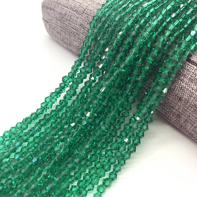 Wholesale 4MM 100pcs Austria Crystal Beads Spacer Glass Bead DIY Earrings Bracelet Choker Necklace Jewelry Making