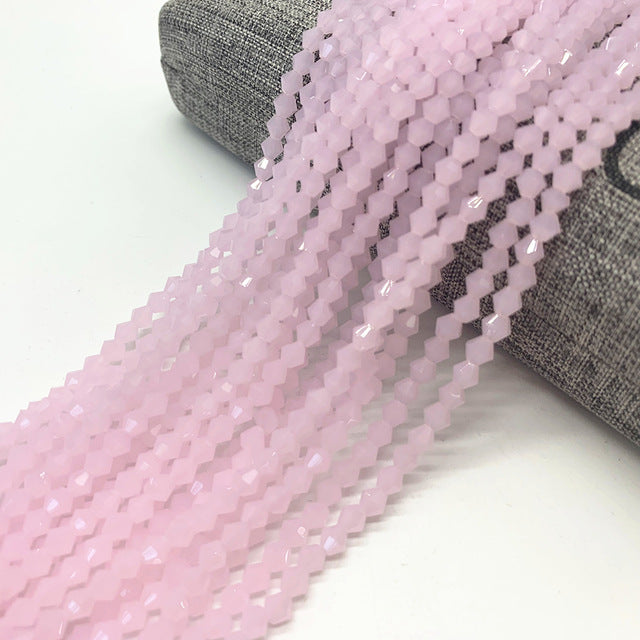 Wholesale 4MM 100pcs Austria Crystal Beads Spacer Glass Bead DIY Earrings Bracelet Choker Necklace Jewelry Making