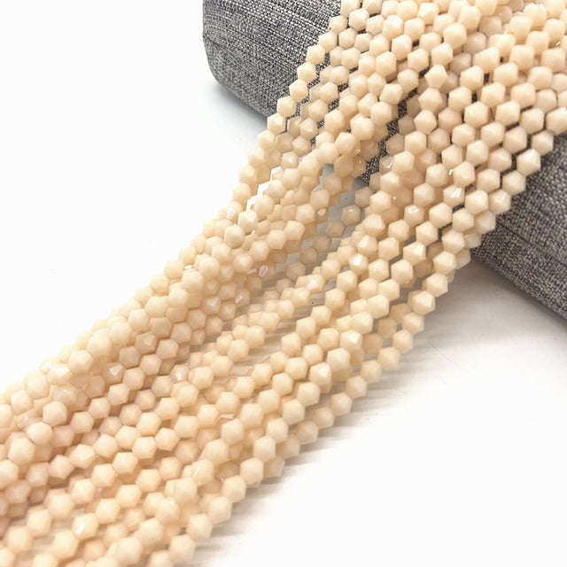 Wholesale 4MM 100pcs Austria Crystal Beads Spacer Glass Bead DIY Earrings Bracelet Choker Necklace Jewelry Making