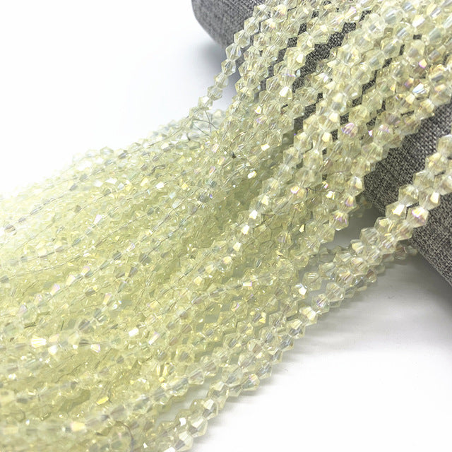 Wholesale 4MM 100pcs Austria Crystal Beads Spacer Glass Bead DIY Earrings Bracelet Choker Necklace Jewelry Making
