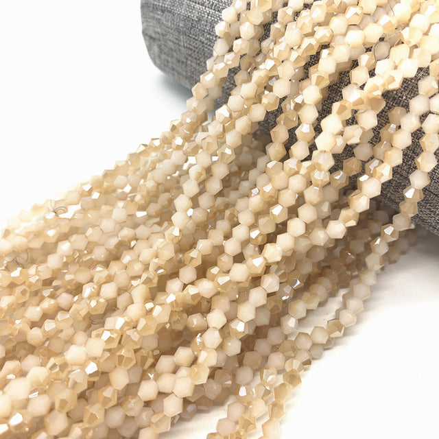 Wholesale 4MM 100pcs Austria Crystal Beads Spacer Glass Bead DIY Earrings Bracelet Choker Necklace Jewelry Making