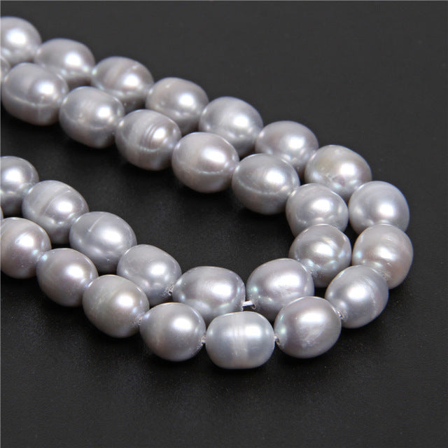 Real Natural Pearls Beads Freshwater Pearl Bead Baroque Loose Perles For DIY Craft Bracelet Necklace Jewelry Making 14" strand