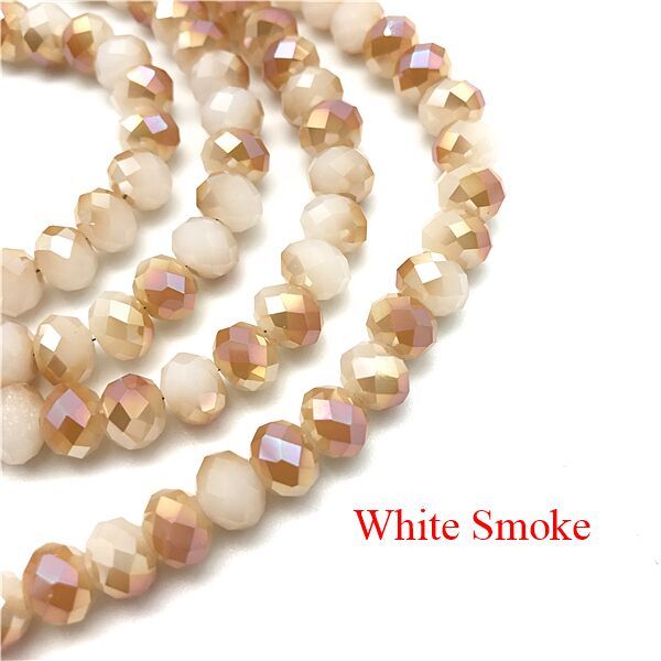 2X3/ 3X4/ 4X6/ 6X8mm Crystal Beads AB Multicolor Sapcer Glass Beads for Jewelry Hand Ring Necklace Making DIY Wholesale