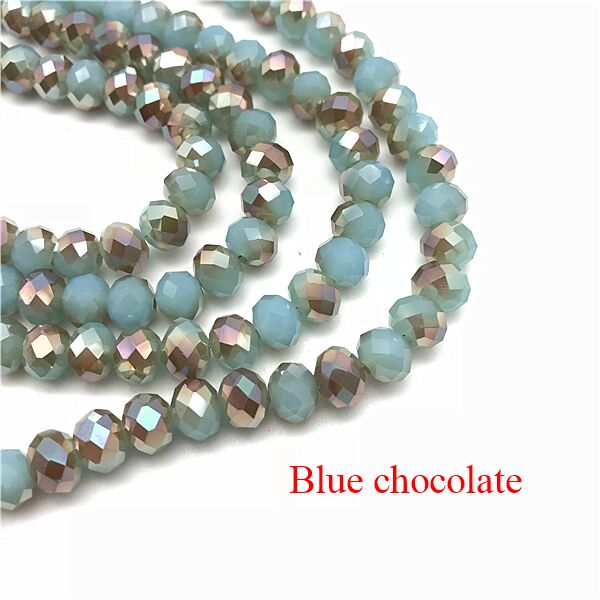 2X3/ 3X4/ 4X6/ 6X8mm Crystal Beads AB Multicolor Sapcer Glass Beads for Jewelry Hand Ring Necklace Making DIY Wholesale