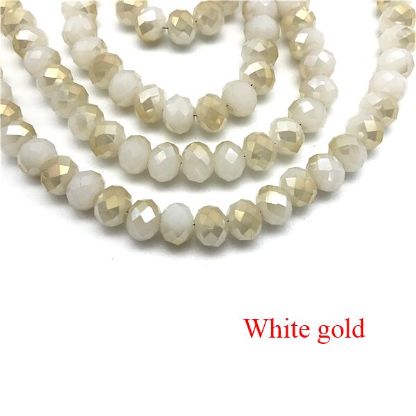 2X3/ 3X4/ 4X6/ 6X8mm Crystal Beads AB Multicolor Sapcer Glass Beads for Jewelry Hand Ring Necklace Making DIY Wholesale