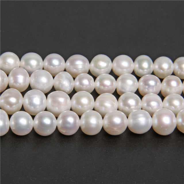 Real Natural Pearls Beads Freshwater Pearl Bead Baroque Loose Perles For DIY Craft Bracelet Necklace Jewelry Making 14" strand