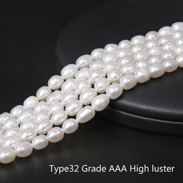 Real Natural Pearls Beads Freshwater Pearl Bead Baroque Loose Perles For DIY Craft Bracelet Necklace Jewelry Making 14" strand