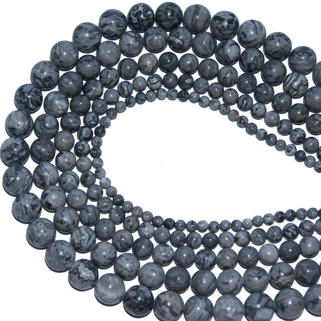 Wholesale 4 6 8 10 MM Natural Stone Beads Lava Tiger Eye Agates Lapis lazuli Loose Stone Beads For Jewelry DIY Bracelet Necklace