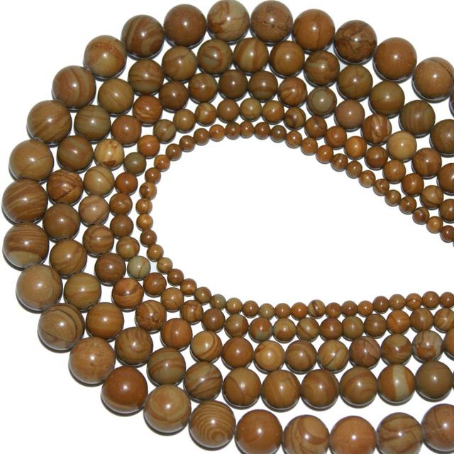 Wholesale 4 6 8 10 MM Natural Stone Beads Lava Tiger Eye Agates Lapis lazuli Loose Stone Beads For Jewelry DIY Bracelet Necklace