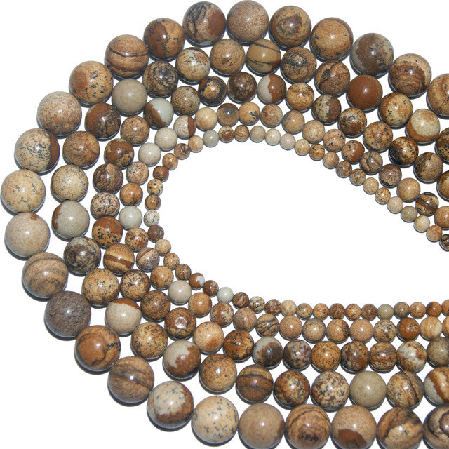 Wholesale 4 6 8 10 MM Natural Stone Beads Lava Tiger Eye Agates Lapis lazuli Loose Stone Beads For Jewelry DIY Bracelet Necklace