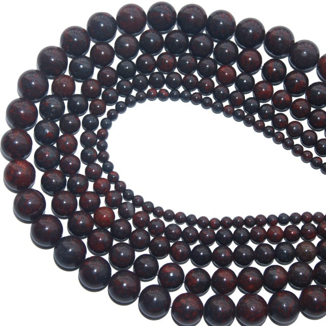 Wholesale 4 6 8 10 MM Natural Stone Beads Lava Tiger Eye Agates Lapis lazuli Loose Stone Beads For Jewelry DIY Bracelet Necklace
