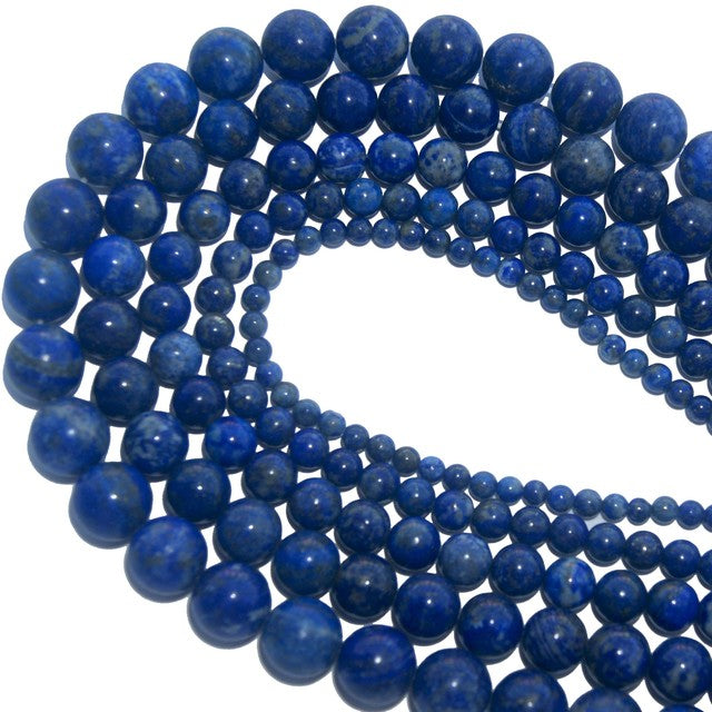 Wholesale 4 6 8 10 MM Natural Stone Beads Lava Tiger Eye Agates Lapis lazuli Loose Stone Beads For Jewelry DIY Bracelet Necklace