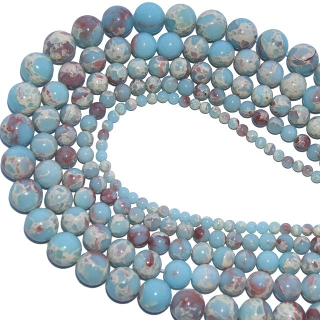 Wholesale 4 6 8 10 MM Natural Stone Beads Lava Tiger Eye Agates Lapis lazuli Loose Stone Beads For Jewelry DIY Bracelet Necklace