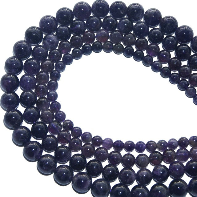 Wholesale 4 6 8 10 MM Natural Stone Beads Lava Tiger Eye Agates Lapis lazuli Loose Stone Beads For Jewelry DIY Bracelet Necklace