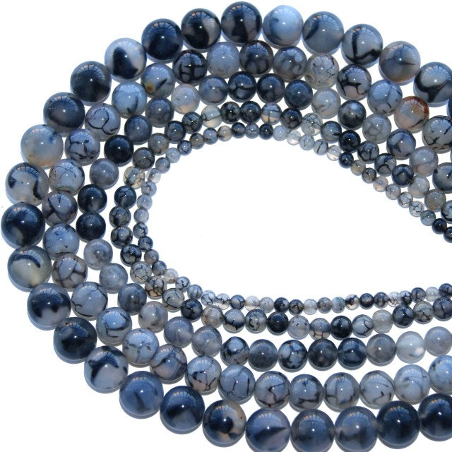 Wholesale 4 6 8 10 MM Natural Stone Beads Lava Tiger Eye Agates Lapis lazuli Loose Stone Beads For Jewelry DIY Bracelet Necklace