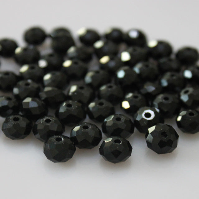 Isywaka Pink Multicolor 4*6mm 50pcs Rondelle Austria faceted Crystal Glass Beads Loose Spacer Round Beads for Jewelry Making