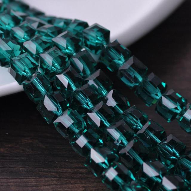 3mm 4mm 6mm 8mm 10mm Cube Square Faceted Czech Crystal Glass Loose Crafts Beads Wholesale Lot for Jewelry Making DIY Part 1