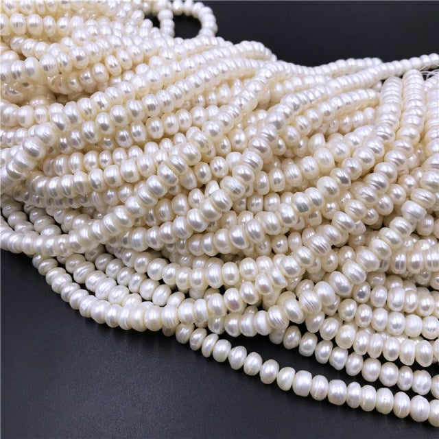 Real Natural Pearls Beads Freshwater Pearl Bead Baroque Loose Perles For DIY Craft Bracelet Necklace Jewelry Making 14" strand