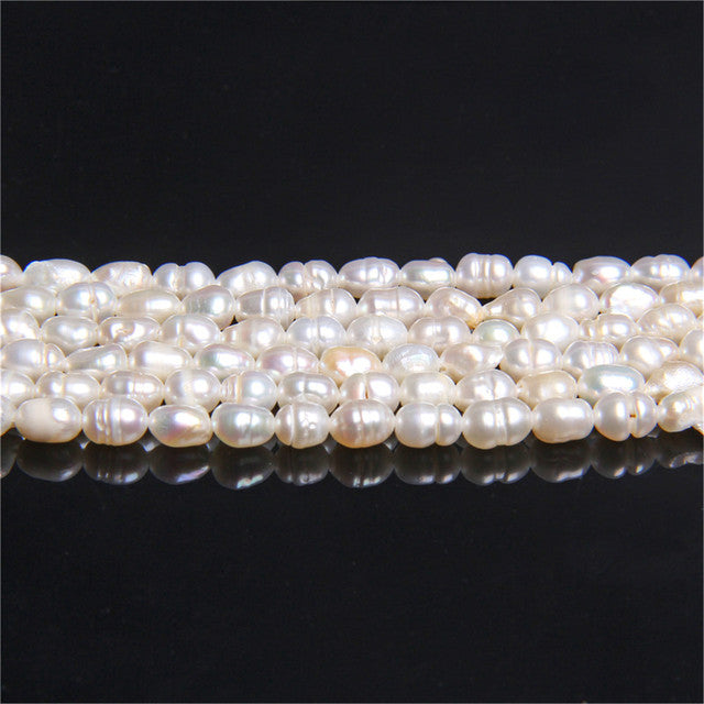 Real Natural Pearls Beads Freshwater Pearl Bead Baroque Loose Perles For DIY Craft Bracelet Necklace Jewelry Making 14" strand