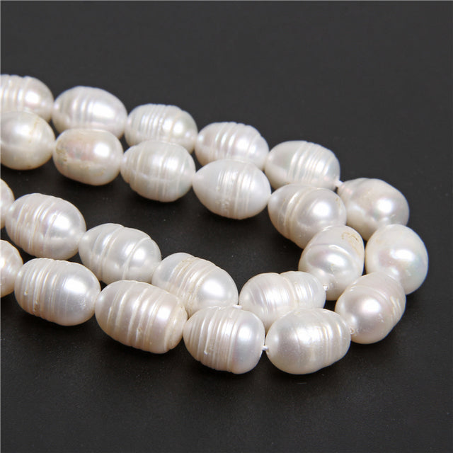 Real Natural Pearls Beads Freshwater Pearl Bead Baroque Loose Perles For DIY Craft Bracelet Necklace Jewelry Making 14" strand