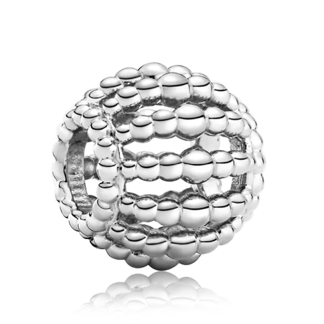 New Silver Color Feather Crown Safety Chain Owl Love Beads Tower Pendant Fit Pandora Charms Bracelets DIY Women Original Jewelry