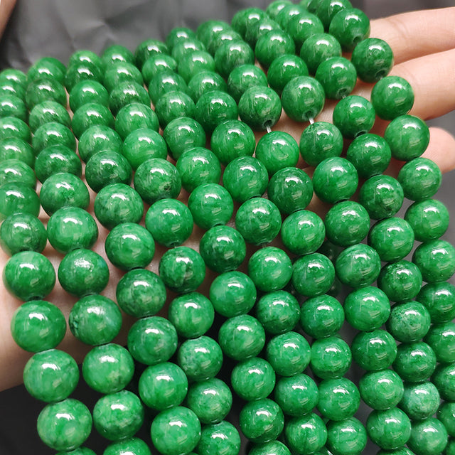 Wholesale Jades Chalcedony Beads Natural Stone Bedas for Jewelry Making Loose Spacer Round Beads DIY Necklace Bracelet 15inch