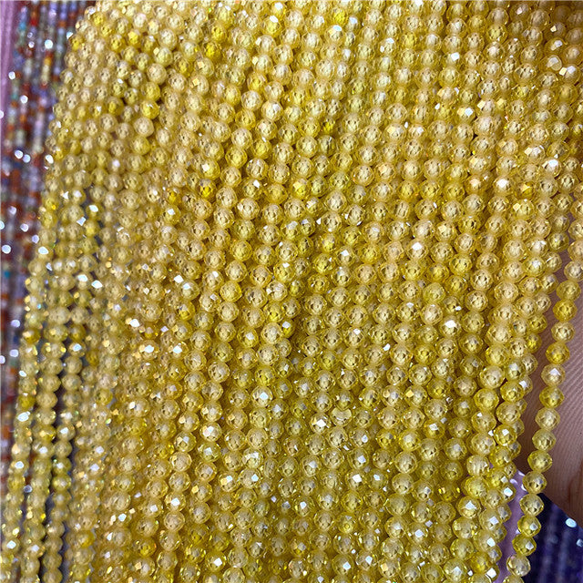 Natural Stone Faceted Small 2 3 4 mm Beads Pink Opal Morgan Loose Spacer Quartz Crystal Beads Jewelry Making Necklace Bracelets