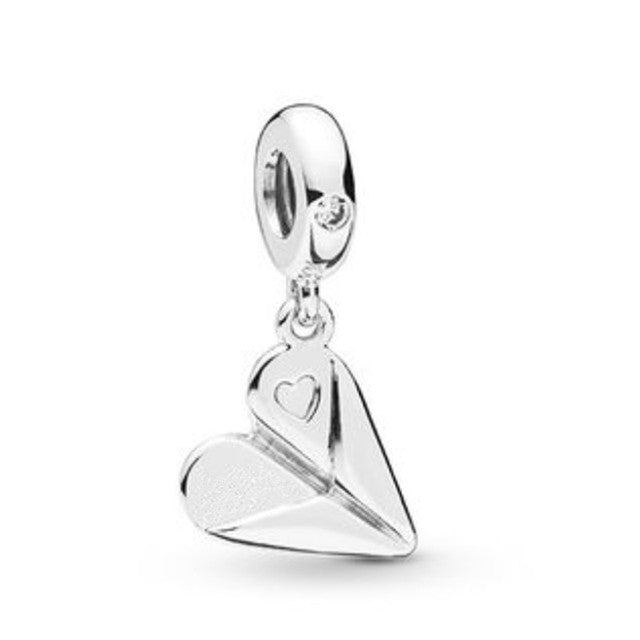 Silver Color Lucky Cat Safety Chain Dog Paw Crown Owl Love Pendant Fit Pandora Charms Bracelets DIY Women Original Beads Jewelry