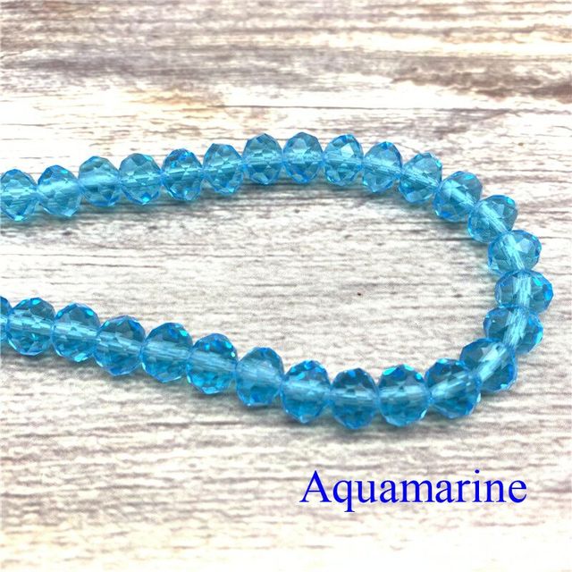 3X4mm Austria Faceted Crystal Glass Beads Loose Spacer Beads for Jewelry Making Wholesale DIY Bracelet Making