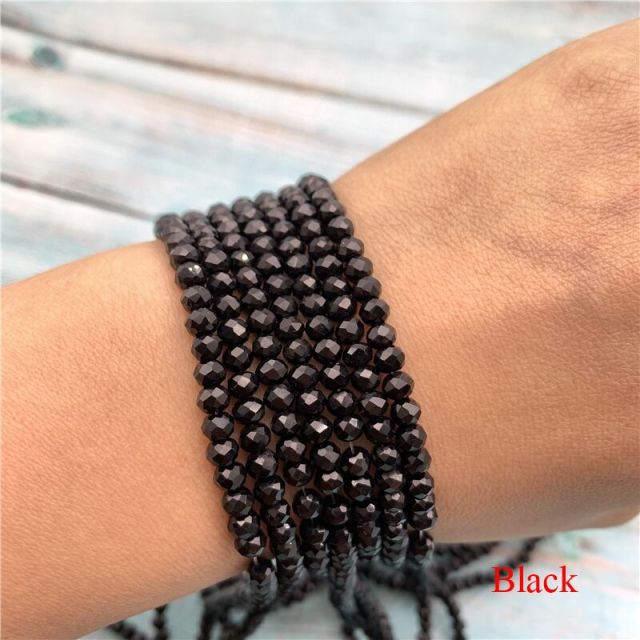3X4mm Austria Faceted Crystal Glass Beads Loose Spacer Beads for Jewelry Making Wholesale DIY Bracelet Making