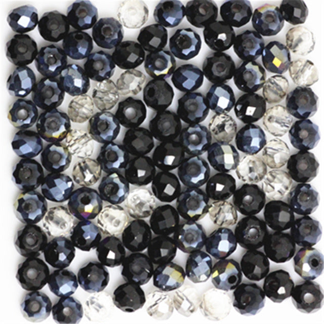 Isywaka Golden Multicolor 3*4mm 4*6mm Rondelle Austria faceted Crystal Glass Beads Loose Spacer Round Beads for Jewelry Making