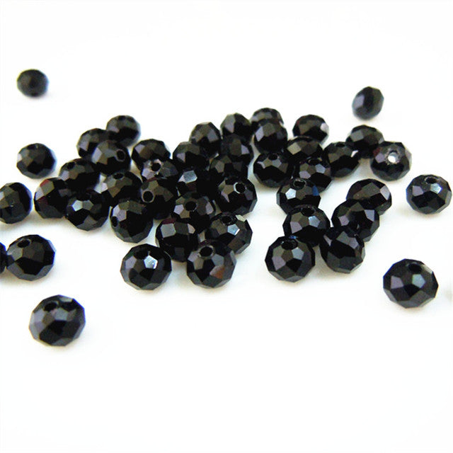 Isywaka Golden Multicolor 3*4mm 4*6mm Rondelle Austria faceted Crystal Glass Beads Loose Spacer Round Beads for Jewelry Making