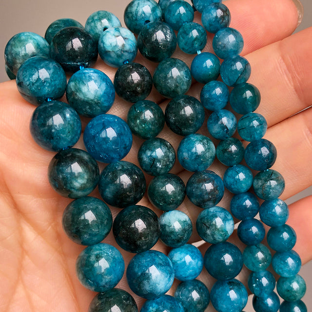 Wholesale Jades Chalcedony Beads Natural Stone Bedas for Jewelry Making Loose Spacer Round Beads DIY Necklace Bracelet 15inch