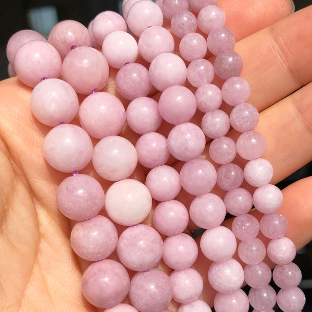 Wholesale Jades Chalcedony Beads Natural Stone Bedas for Jewelry Making Loose Spacer Round Beads DIY Necklace Bracelet 15inch