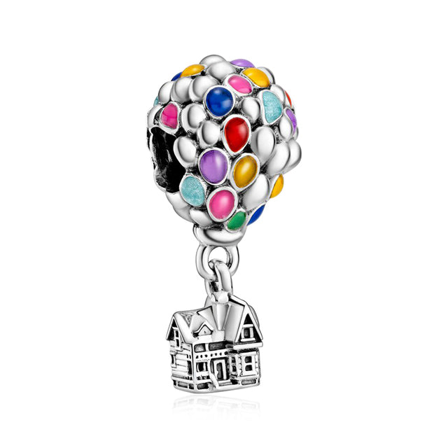 Fit Original Pandora Charms Bracelets DIY Women Jewelry Gift New Glass Heart Balloon Crown Boy Girl Classic Fashion Dangle Beads