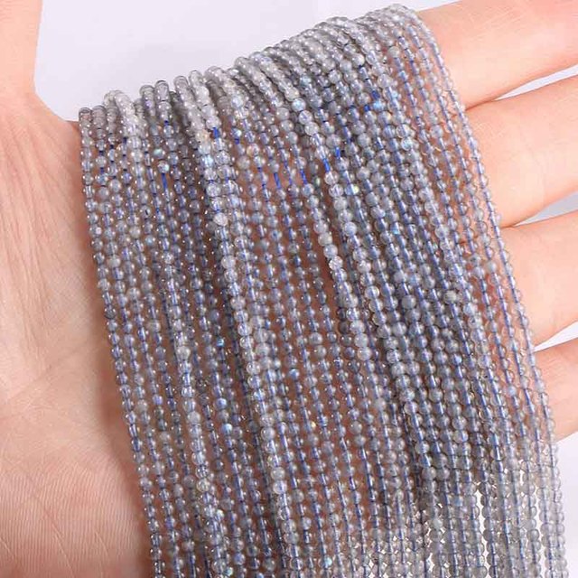 New Wholesale Natural Stone Beads Rose Quartzs Amethysts Agates Beads for Jewelry Making Beadwork DIY Bracelet 2mm 3mm