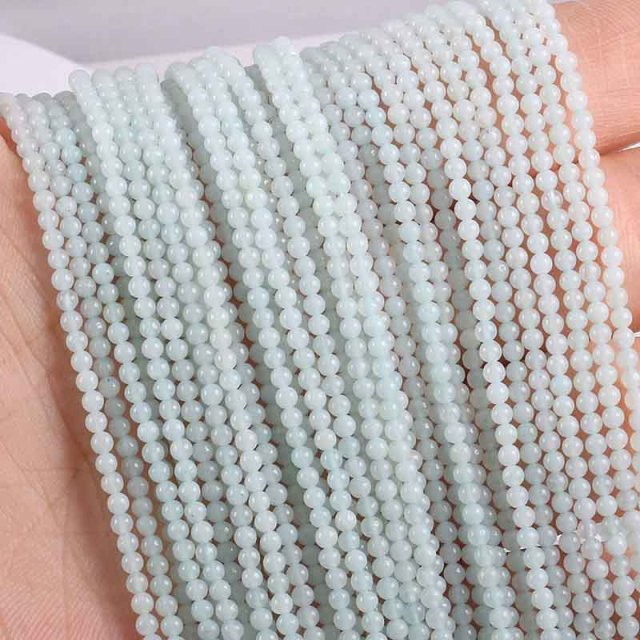 New Wholesale Natural Stone Beads Rose Quartzs Amethysts Agates Beads for Jewelry Making Beadwork DIY Bracelet 2mm 3mm