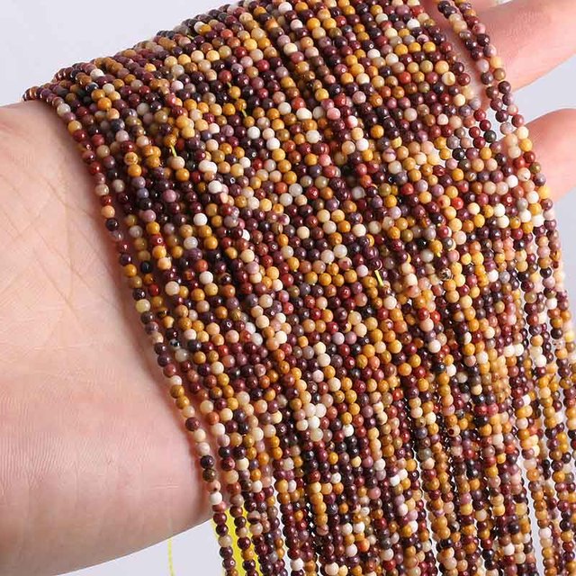 New Wholesale Natural Stone Beads Rose Quartzs Amethysts Agates Beads for Jewelry Making Beadwork DIY Bracelet 2mm 3mm