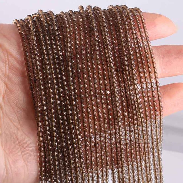 New Wholesale Natural Stone Beads Rose Quartzs Amethysts Agates Beads for Jewelry Making Beadwork DIY Bracelet 2mm 3mm