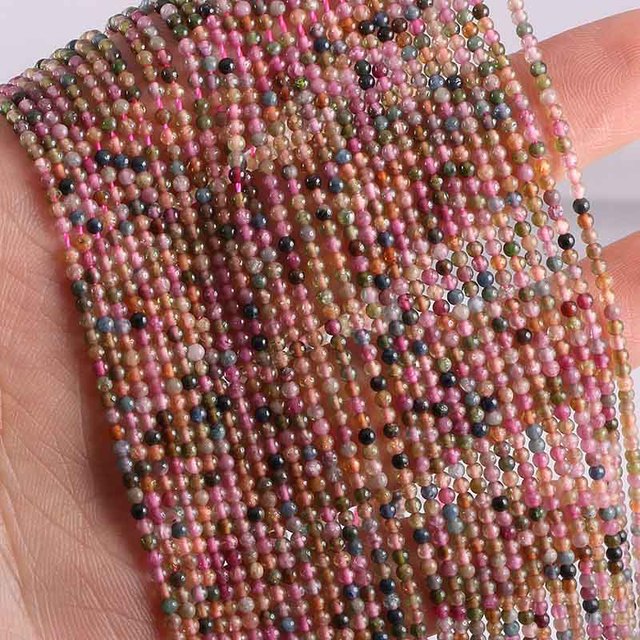 New Wholesale Natural Stone Beads Rose Quartzs Amethysts Agates Beads for Jewelry Making Beadwork DIY Bracelet 2mm 3mm