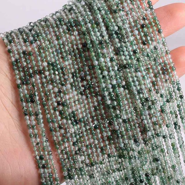 New Wholesale Natural Stone Beads Rose Quartzs Amethysts Agates Beads for Jewelry Making Beadwork DIY Bracelet 2mm 3mm