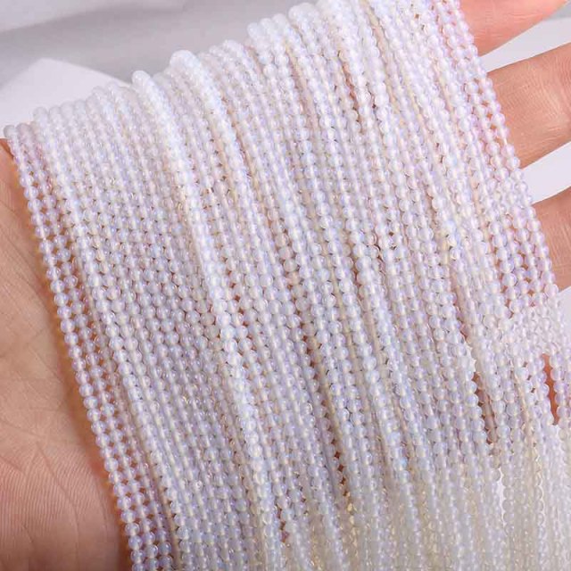 New Wholesale Natural Stone Beads Rose Quartzs Amethysts Agates Beads for Jewelry Making Beadwork DIY Bracelet 2mm 3mm