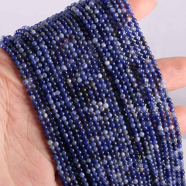 New Wholesale Natural Stone Beads Rose Quartzs Amethysts Agates Beads for Jewelry Making Beadwork DIY Bracelet 2mm 3mm