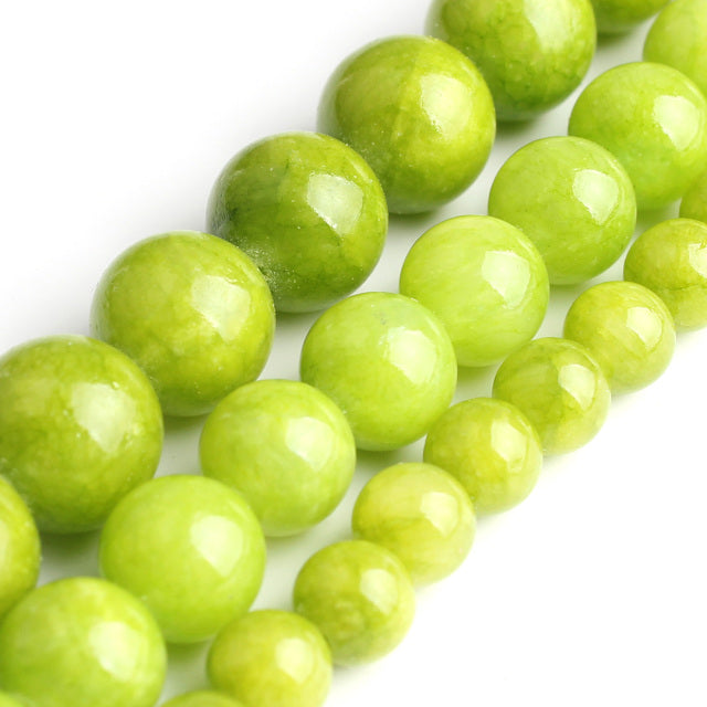 Wholesale Jades Chalcedony Beads Natural Stone Bedas for Jewelry Making Loose Spacer Round Beads DIY Necklace Bracelet 15inch