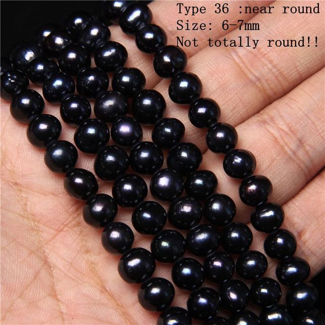 Real Natural Pearls Beads Freshwater Pearl Bead Baroque Loose Perles For DIY Craft Bracelet Necklace Jewelry Making 14" strand