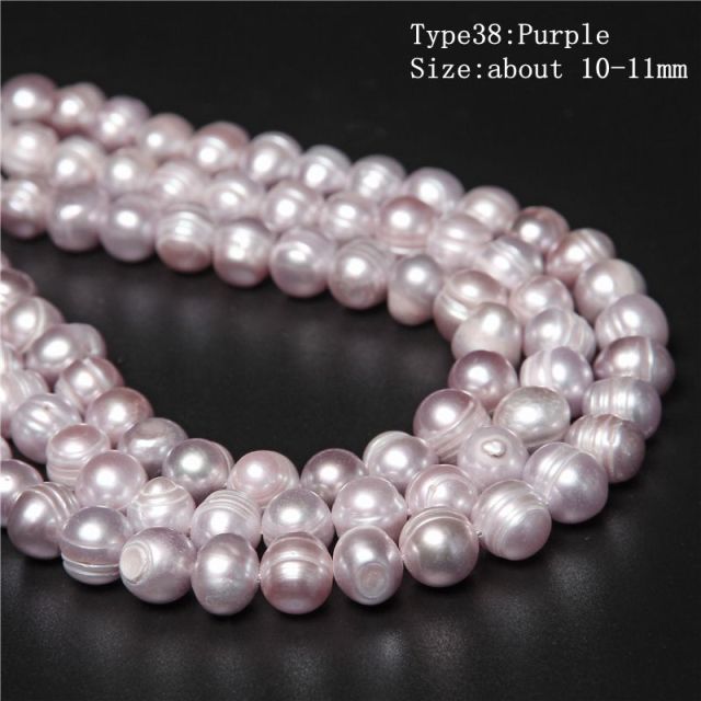Real Natural Pearls Beads Freshwater Pearl Bead Baroque Loose Perles For DIY Craft Bracelet Necklace Jewelry Making 14" strand